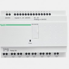 Sterownik Zelio Logic 12 wejść dyskretnych oraz 8 wyjść przekaźnikowych SR2E201FU